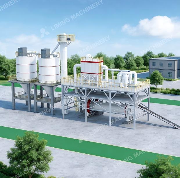 Hệ thống nghiền clinker xi măng bằng máy nghiền bi