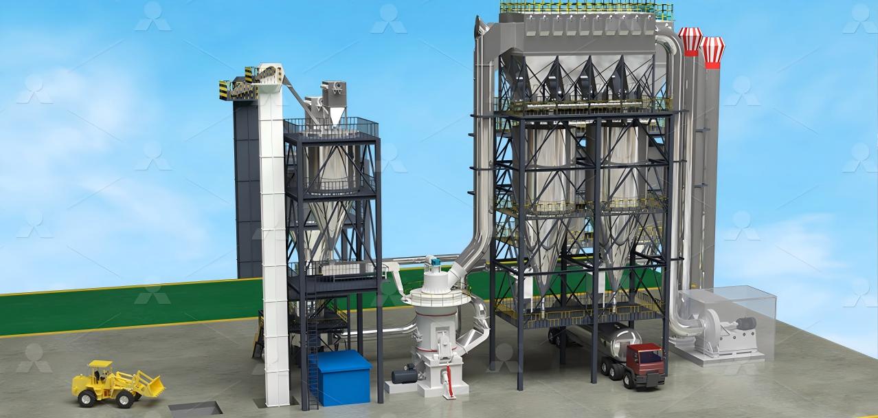 Sơ đồ quy trình nghiền than và chuẩn bị than nghiền mịn