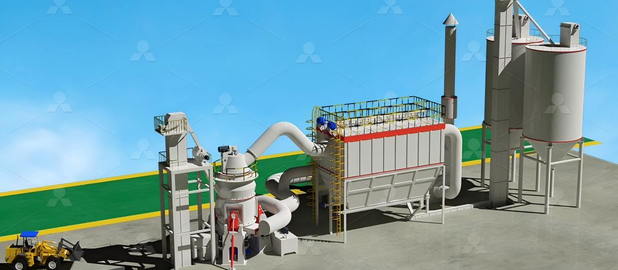 Sơ đồ quy trình vận hành nhà máy nghiền GGBS